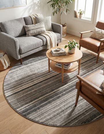 5' 3 x 5' 3 Gemstone Round Rug