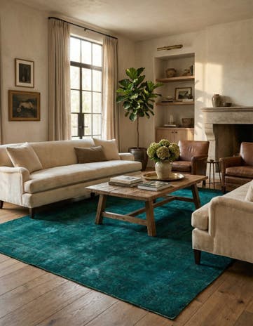8' 7 x 12' 4 Hand Knotted Ultra Vintage Persian Wool Rug