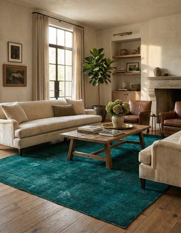 8' 7 x 12' 4 Hand Knotted Ultra Vintage Persian Wool Rug