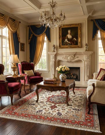 4' 11 x 6' 9 Tabriz Rug