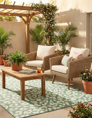 6' x 9' Easy-Clean Safari Indoor / Outdoor Rug
