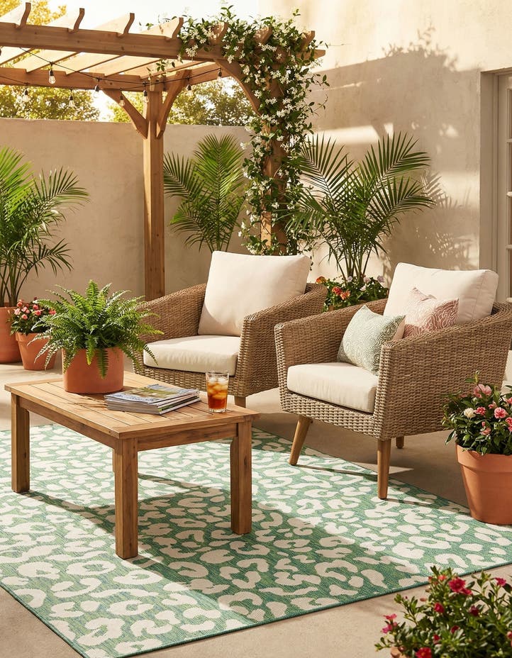 6' x 9' Easy-Clean Safari Indoor / Outdoor...