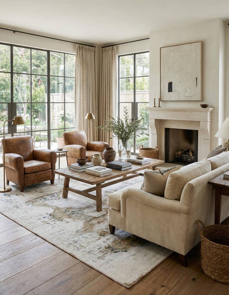 Detail image of 7' 4 x 9' 2  Hand Knotted Ultra Vintage Persian Wool Rug