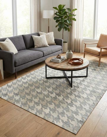 5' 1 x 7' 11 Cowhide - Patchwork Rug