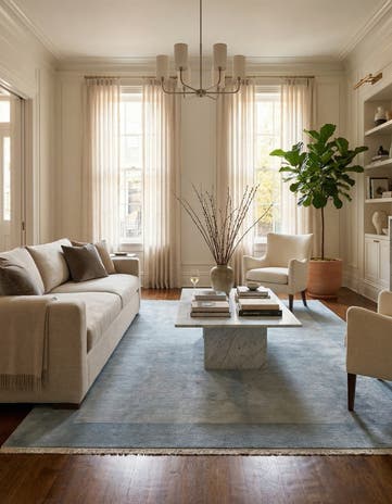 8' 2 x 11' 3 Hand Knotted Darya Wool Rug