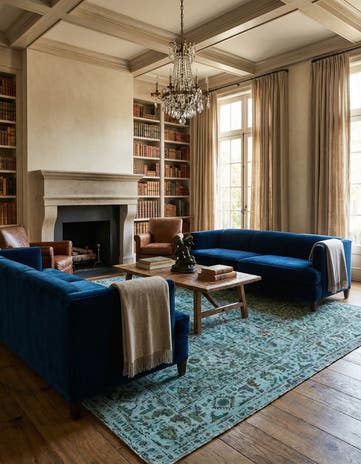 9' 5 x 12' 2 Vintage Royal Wool Rug