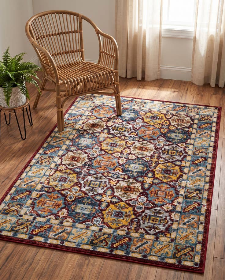 Detail image of 4' x 6' Kamala Washable Rug