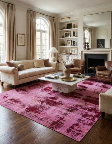 9' x 12' 9 Hand Knotted Ultra Vintage Persian Wool Rug