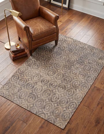 4' x 5' 10 Cowhide Rug