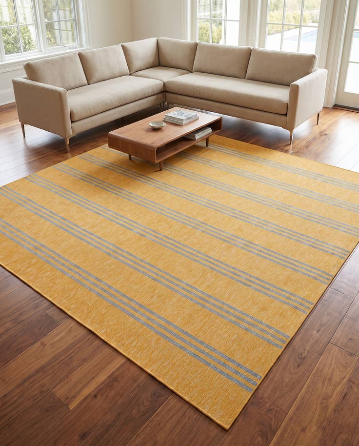 Detail image of 13' x 13' Easy-Clean Jill Zarin Anguilla Indoor / Outdoor Square Rug