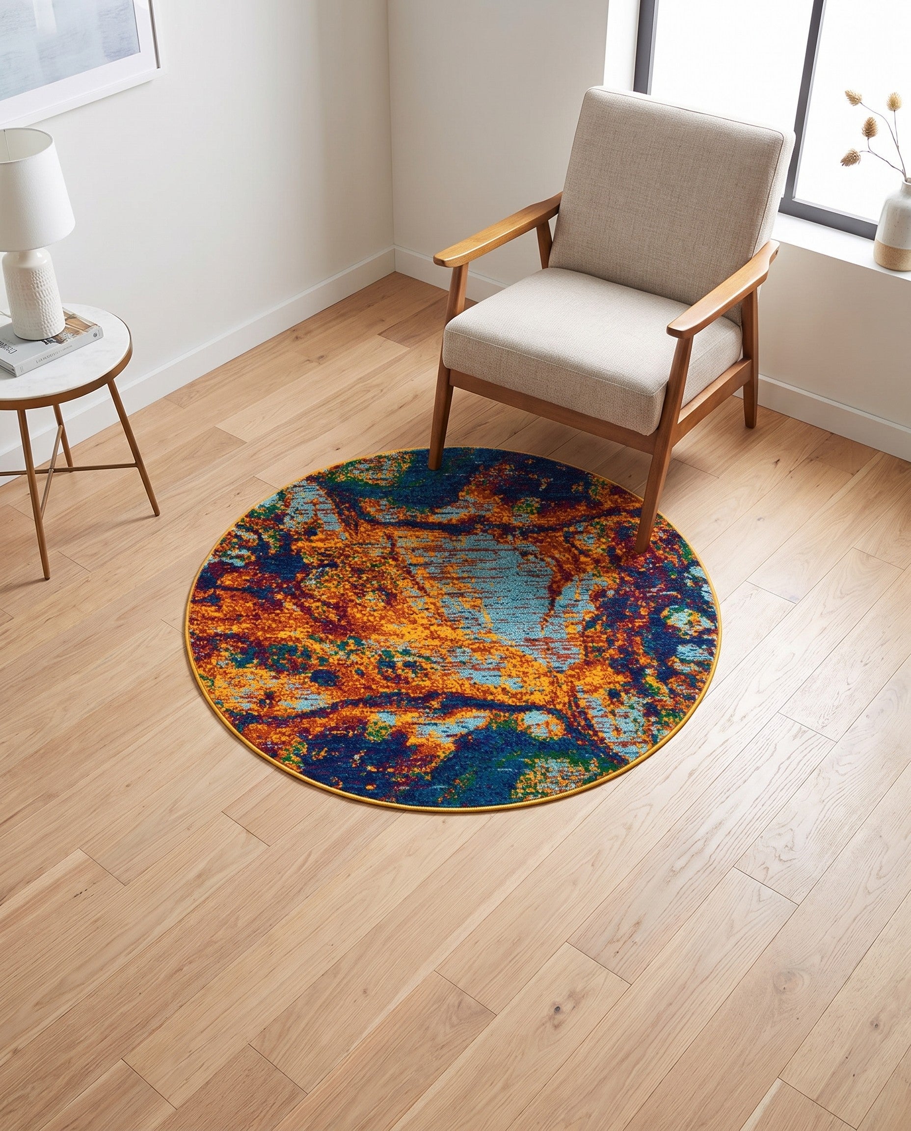 3' 3 x 3' 3 Calypso Round Rug