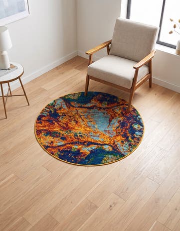 3' 3 x 3' 3 Calypso Round Rug