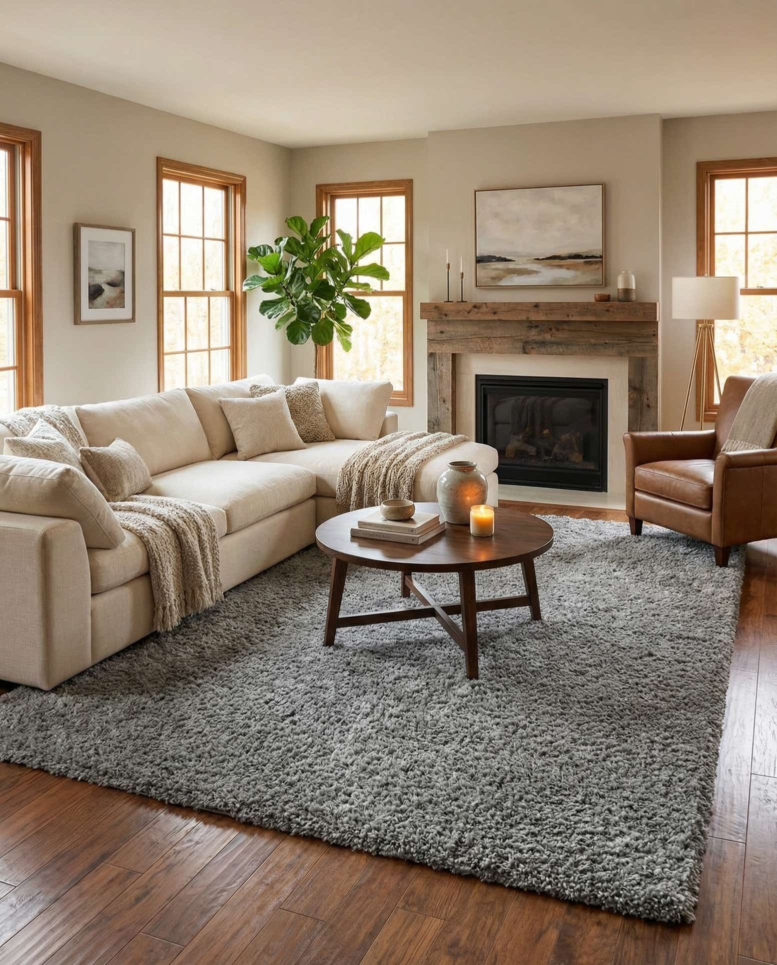 10' x 13' Zermatt Shag Rug