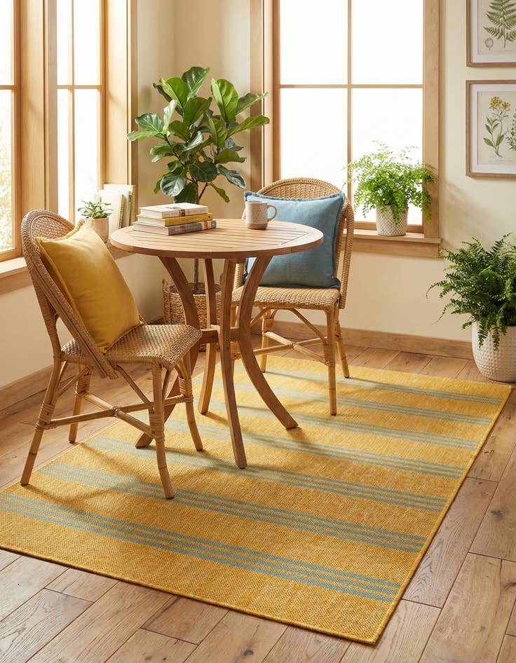 Detail image of 3' x 5' 3  Washable Jill Zarin Anguilla Indoor / Outdoor Rug