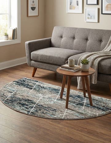 3' x 6' Lattice Frieze Hearth Rug