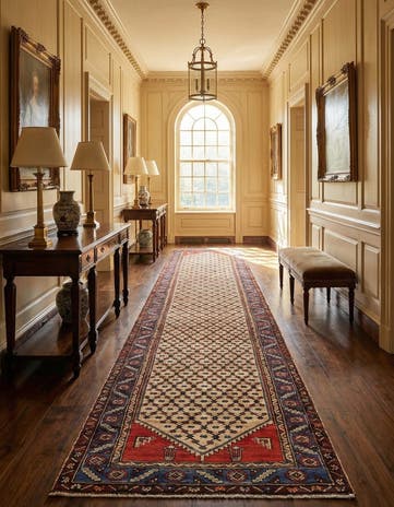 3' 3 x 13' Hamedan Runner Rug