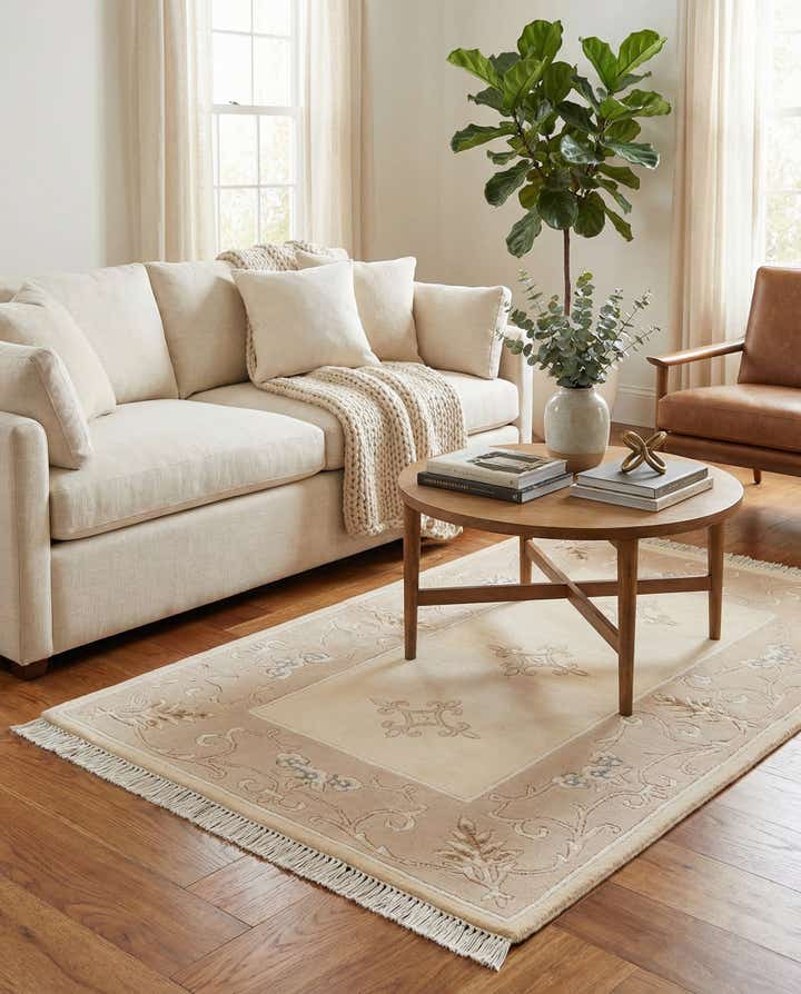 2' 11 x 4' 7 Hand Knotted Darya Wool Rug