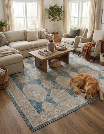 Blue Lola Rug