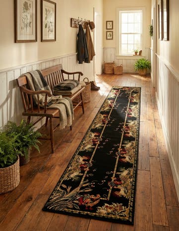 3' x 19' 8 Pastoral Runner Rug