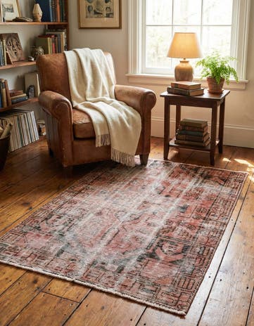 3' x 4' 6 Hand Knotted Ultra Vintage Persian Wool Rug
