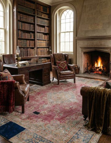 9' 4 x 13' Hand Knotted Ultra Vintage Persian Wool Rug