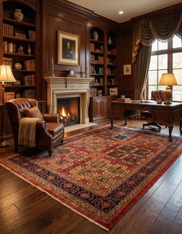 5' 7 x 8' 9 Kashkuli Rug