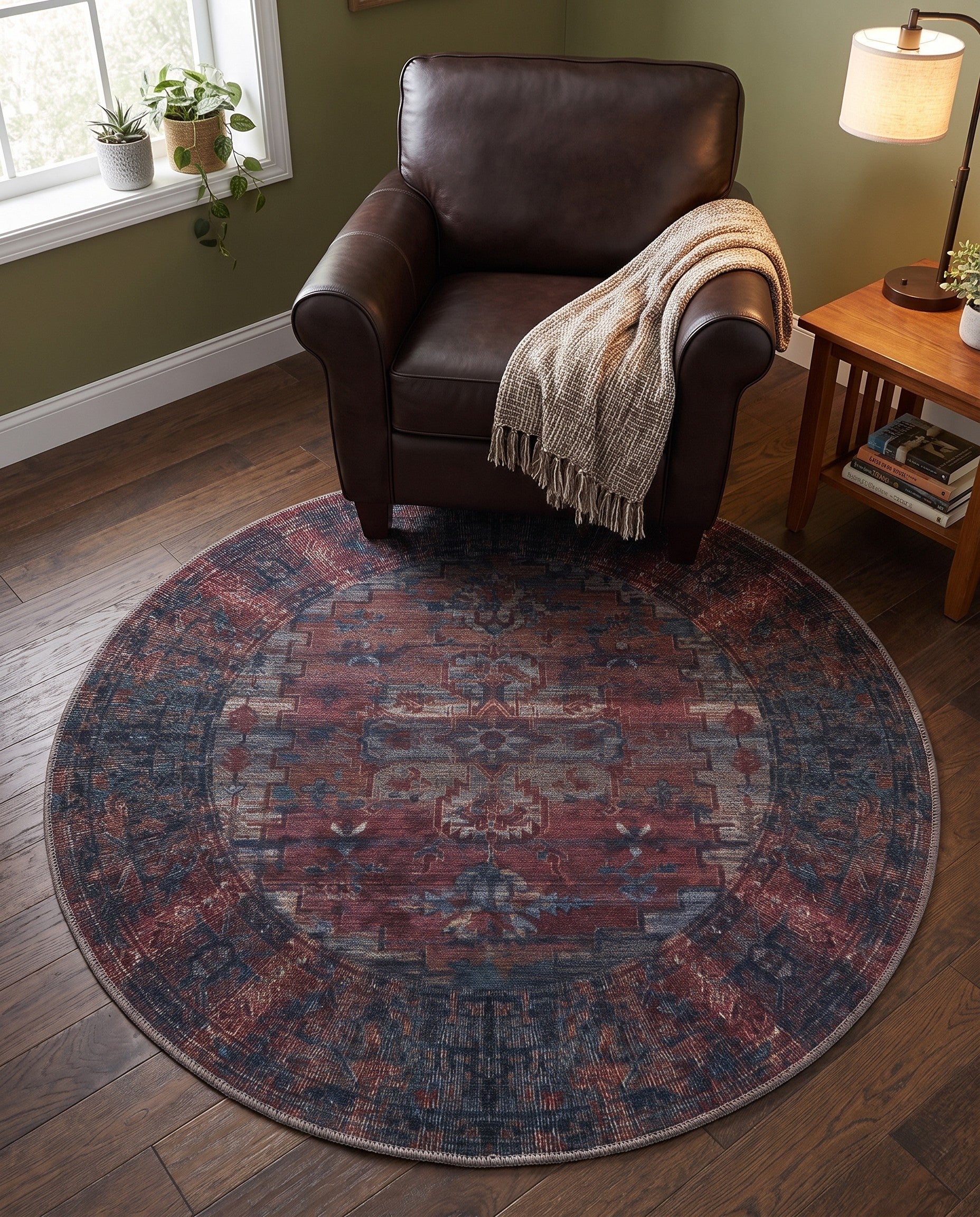 4' x 4' Yara Round Rug