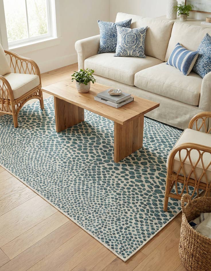 Detail image of 4' x 6'  Washable Jill Zarin Cape Town Indoor / Outdoor Rug