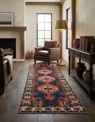 3' 7 x 9' 8 Hamedan Rug