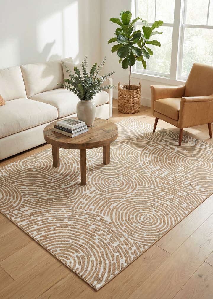 9' x 12' Easy-Clean Modern Indoor / Outdoor Rug