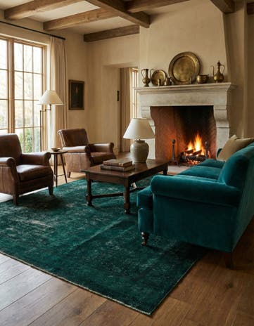 5' 10 x 10' 3 Hand Knotted Ultra Vintage Persian Wool Rug
