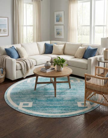 Jill Zarin 5' 3 x 5' 3 Uptown Lenox Hill Round Rug