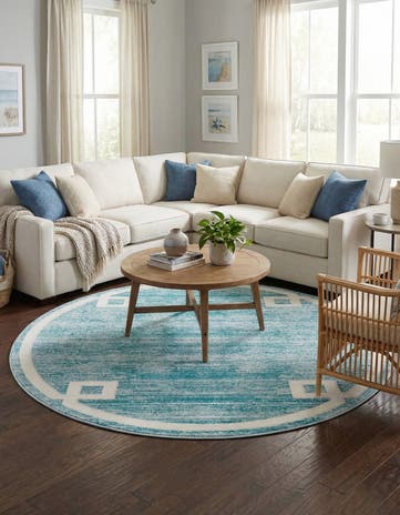 Jill Zarin 5' 3 x 5' 3 Uptown Lenox Hill Round Rug