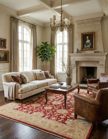 8' 4 x 11' 3 Hand Knotted Peshawar Ziegler Rug