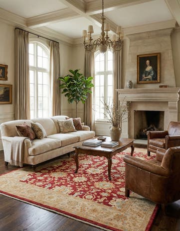 8' 4 x 11' 3 Hand Knotted Peshawar Ziegler Rug