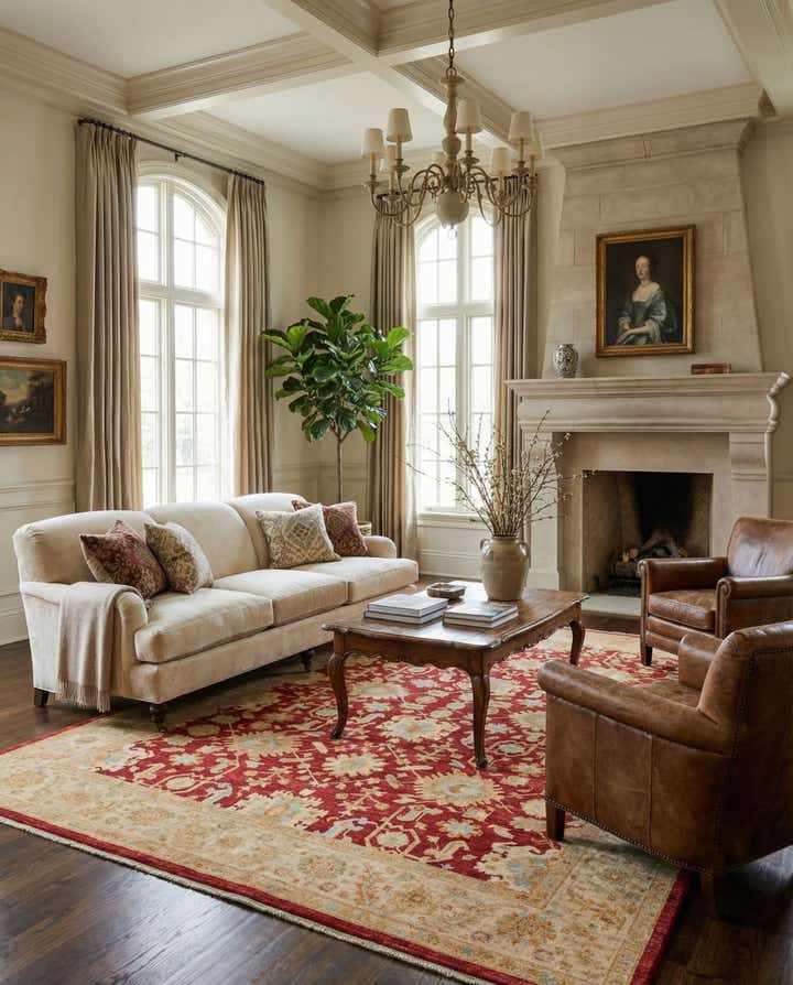 8' 4 x 11' 3 Hand Knotted Peshawar Ziegler Rug