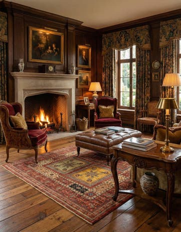 5' x 7' 5 Luribaft Wool Rug