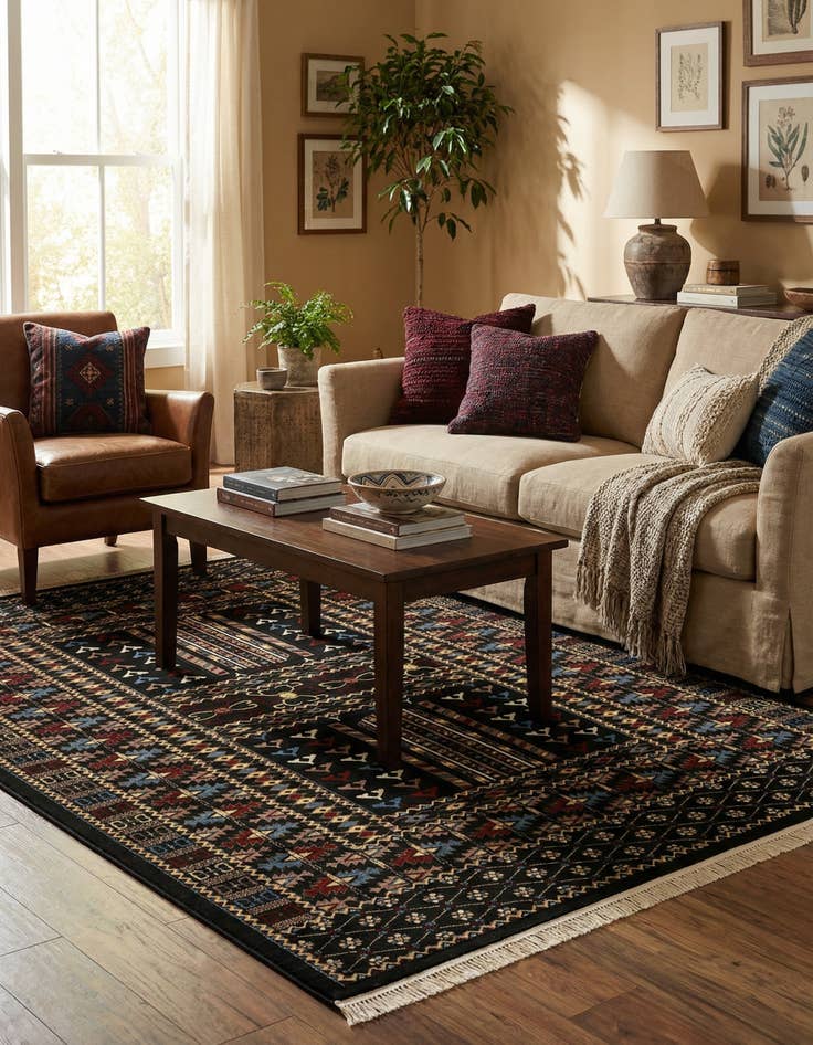 Detail image of 7' x 10' Bokhara Rug