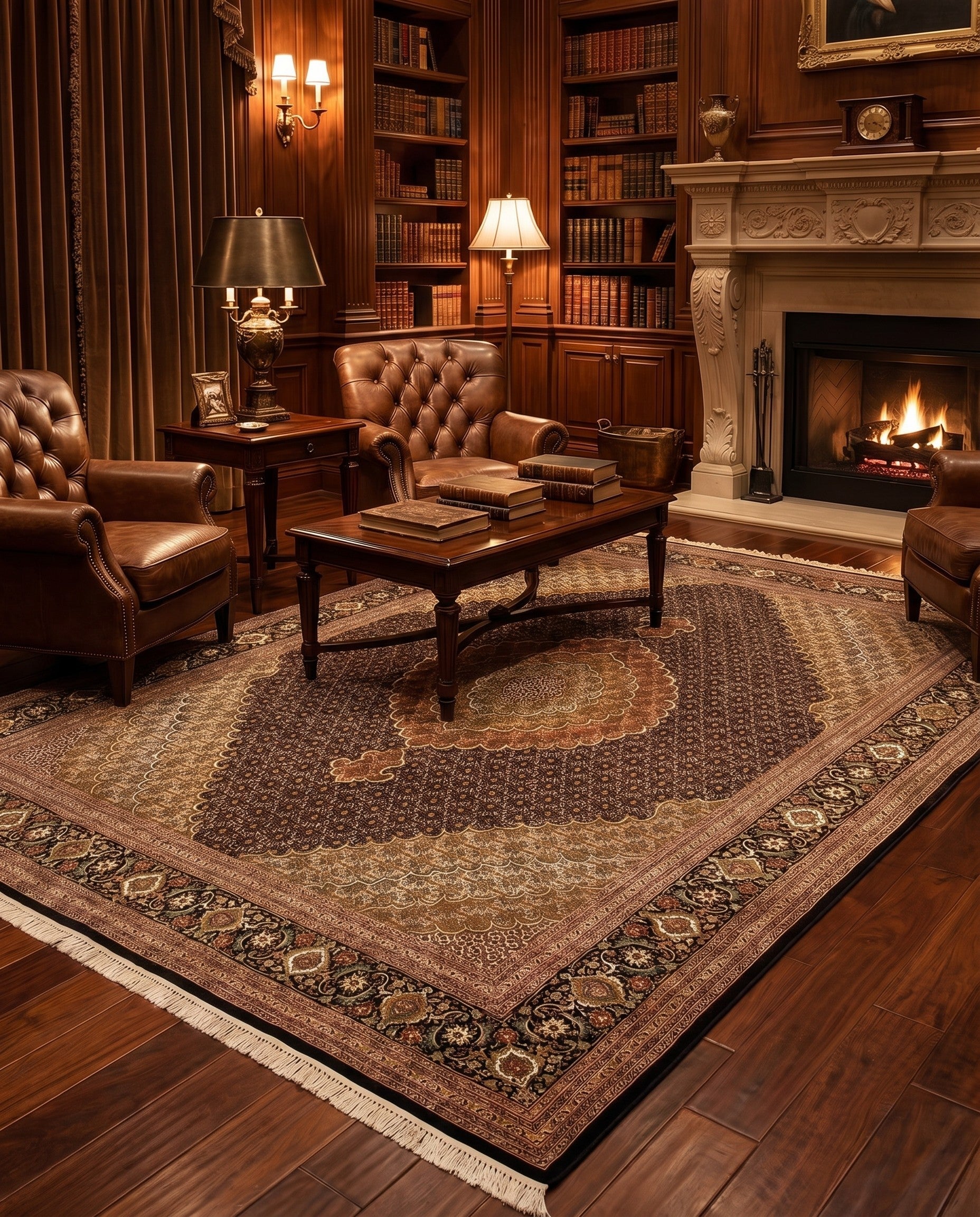 8' 4 x 10' 11 Tabriz Mahi Rug
