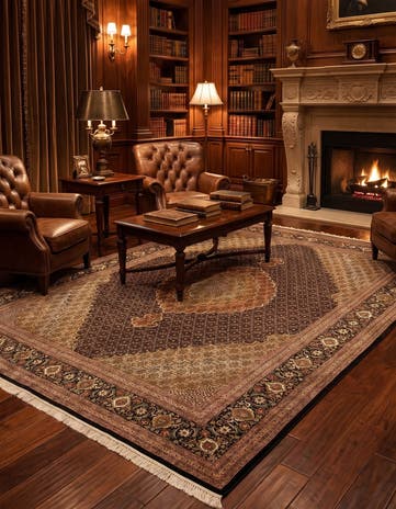 8' 4 x 10' 11 Tabriz Mahi Rug