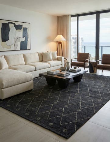 9' 7 x 13' Hand Knotted Darya Wool Rug