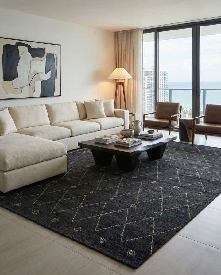 9' 7 x 13' Hand Knotted Darya Wool Rug