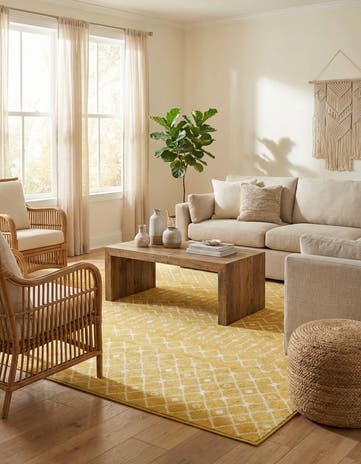 10' x 13' Moroccan Trellis Rug