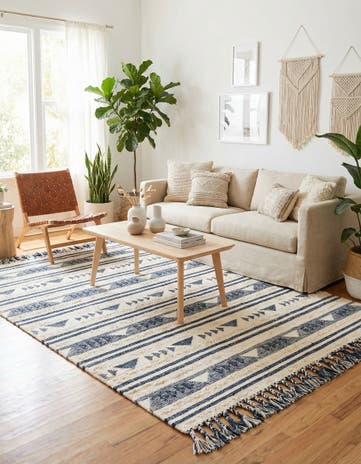 8' x 10' Hand Woven Arizona Wool Rug