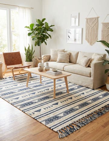 8' x 10' Hand Woven Arizona Wool Rug