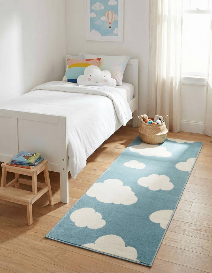 Detail image of 2' x 5' Whimsy Kids Runner Rug
