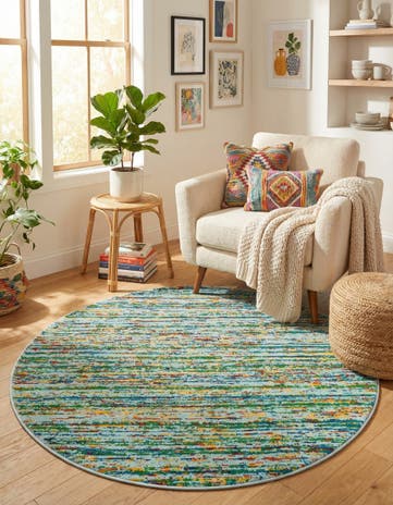 4' x 4' Calypso Round Rug