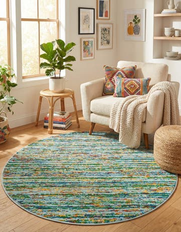 4' x 4' Calypso Round Rug