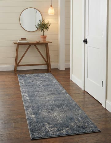 Blue Oregon Runner Rug