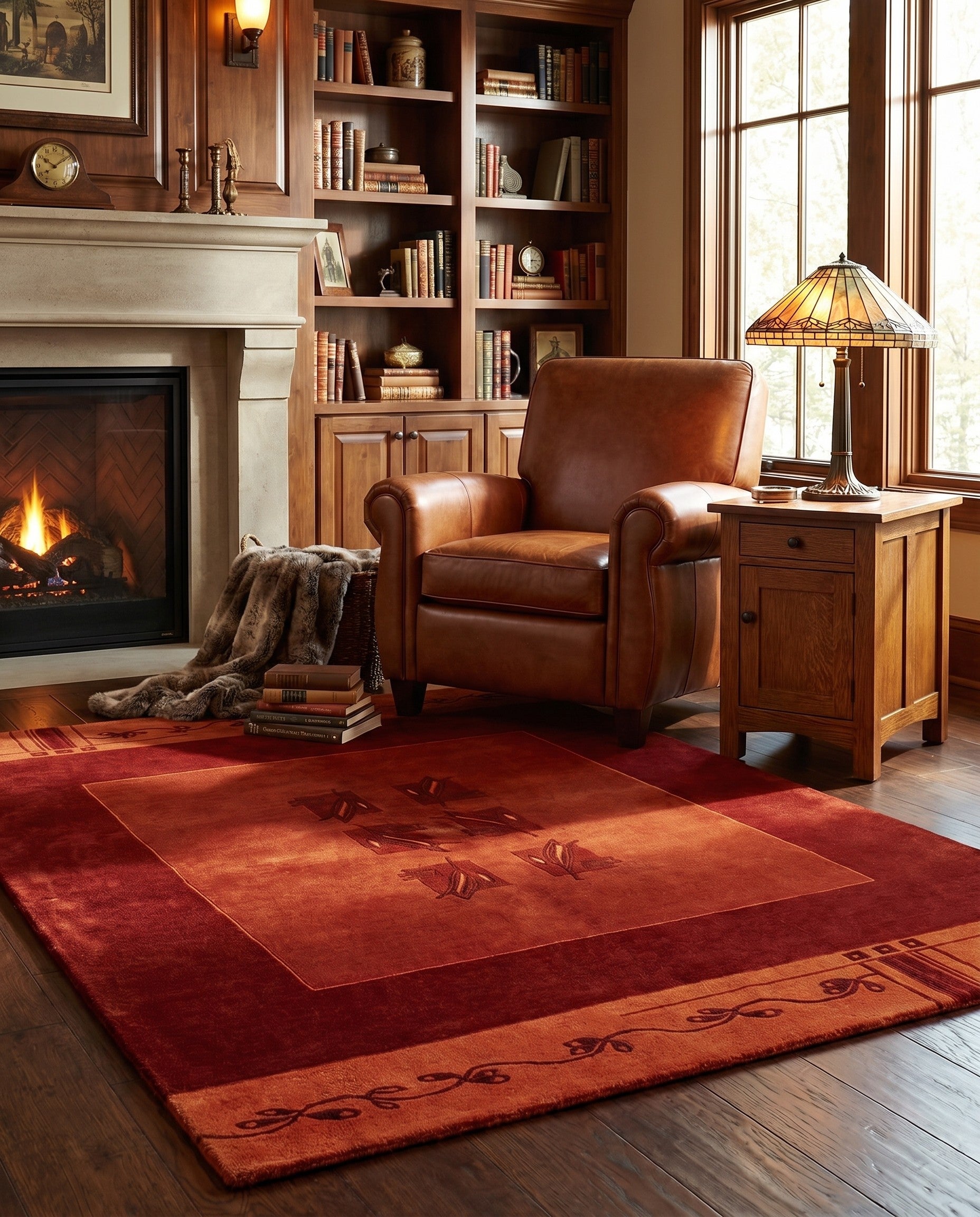 5' 8 x 7' 10 Hand Knotted Tibet Wool Rug